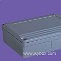 Heavy duty aluminium top box aluminum enclosure for electronics waterproof aluminum enclosure AWP078 with size 250*190*92mm